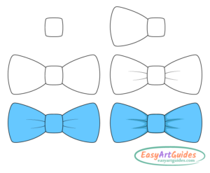 How to Draw a Bow Tie Step by Step (Easy) - EasyArtGuides