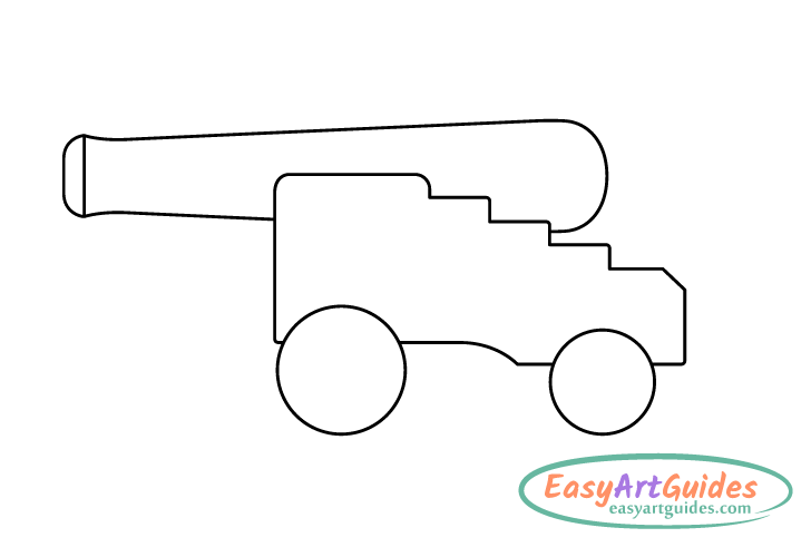 cannon wheels drawing cannon wheels drawing