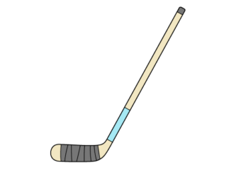 How to Draw a Hockey Stick Step by Step hockey stick drawing tutorial