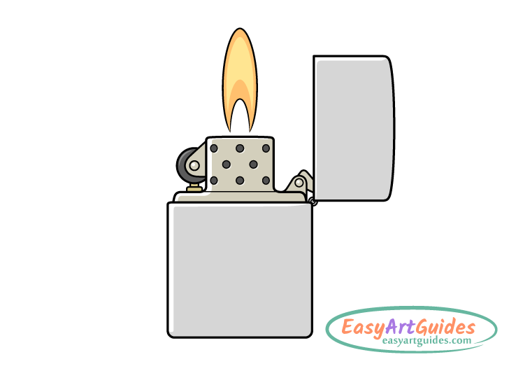 lighter drawing coloring