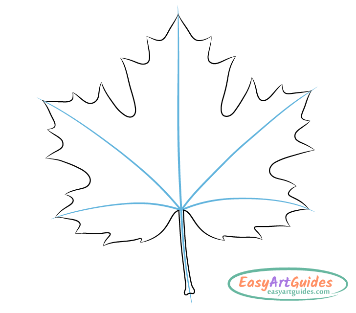 maple leaf stalk drawing maple leaf stalk drawing