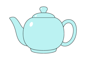 teapot drawing tutorial