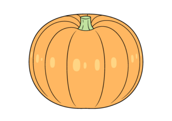 How to Draw a Pumpkin Step by Step pumpkin drawing tutorial