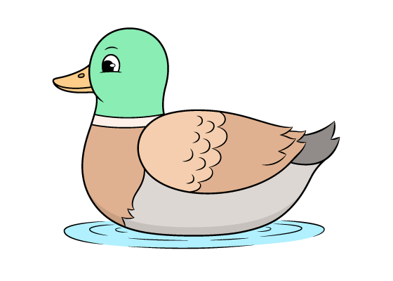 duck drawing tutorial