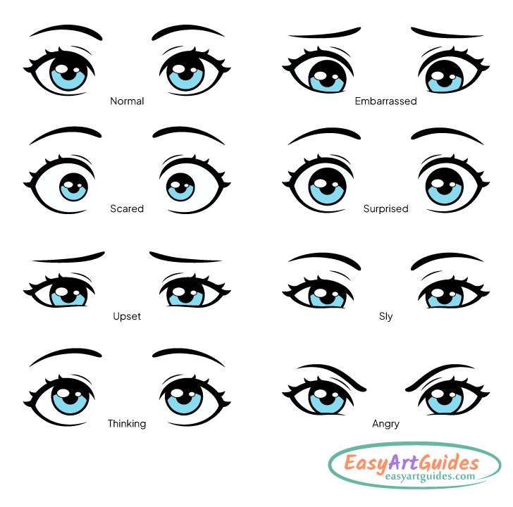 eye expressions drawing eye expressions drawing