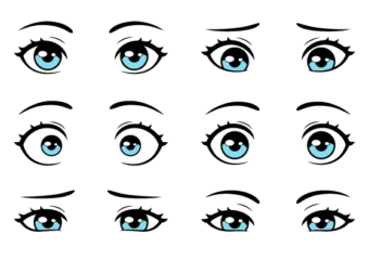 eye expressions drawing tutorial