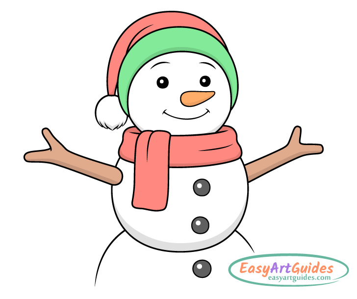 snowman drawing portrait snowman drawing portrait style