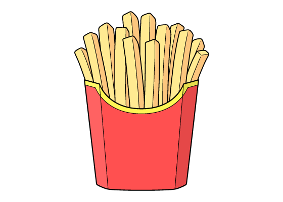 fries drawing tutorial