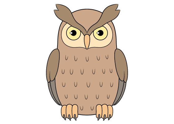 owl drawing tutorial