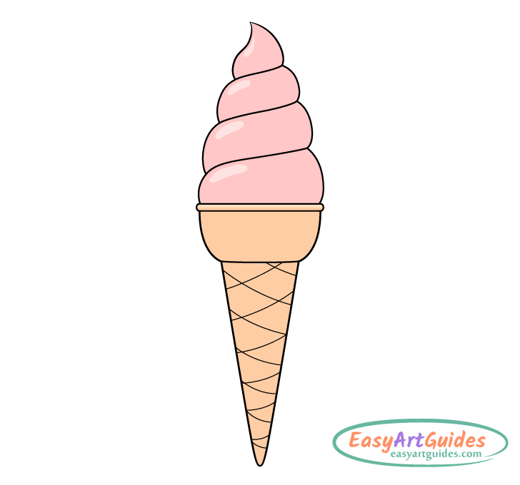 ice cream drawing coloring ice cream drawing coloring
